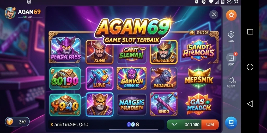Tampilan gameplay AGAM69 yang menakjubkan dan interaktif.