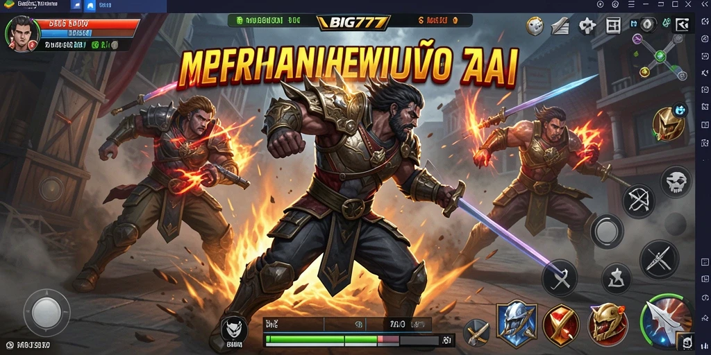 Tampilan gameplay menegangkan dari BIG777 dalam aksi Tower Defense.