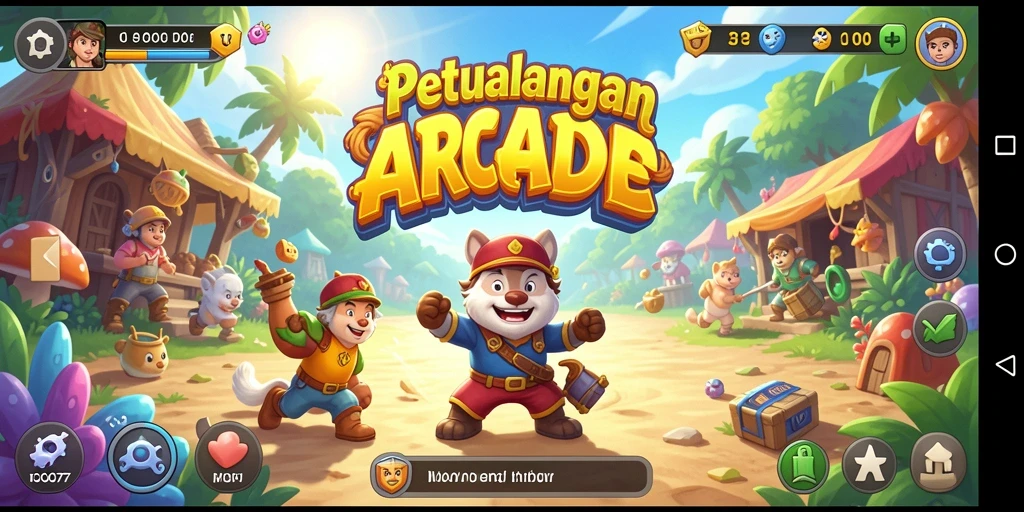 Tampilan gameplay seru dan penuh aksi dari COO77.