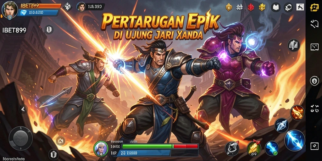Tangkapan layar menunjukkan pertarungan dinamis di IBET899 dengan aksi yang memukau.