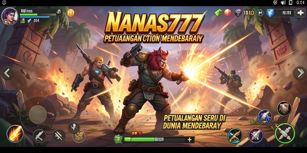 Screenshot NANAS777 menunjukkan aksi seru pertempuran yang mendebarkan.