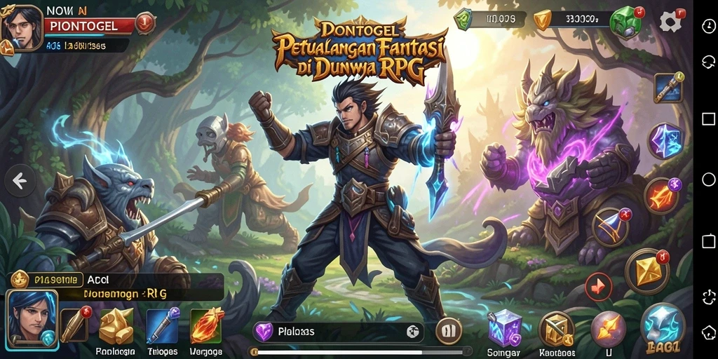 Tampilan gameplay RPG di PIONTOGEL yang mengasyikkan.