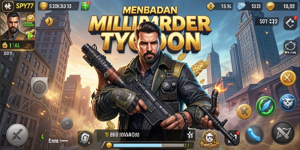 Tampilan gameplay Tycoon yang menarik di SPY77.