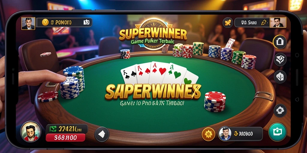 Pengalaman seru bermain Poker di SUPERWINNER dengan tampilan menarik.