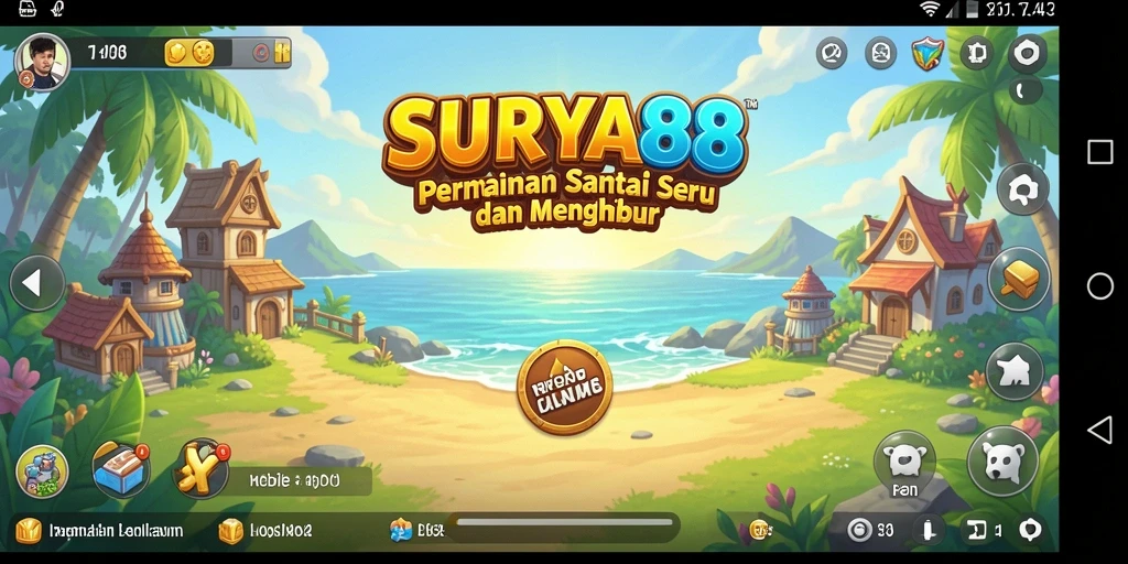 Tampilan bermain <strong>SURYA88</strong> yang menghibur dan penuh warna.